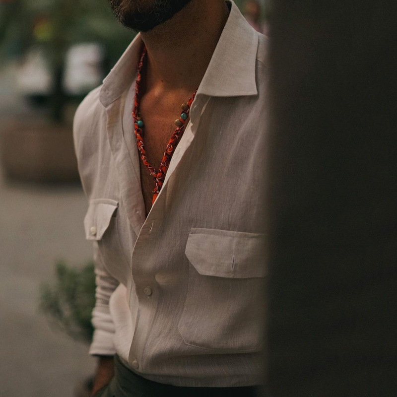 Finn | Men's Langarm-Sommerhemd